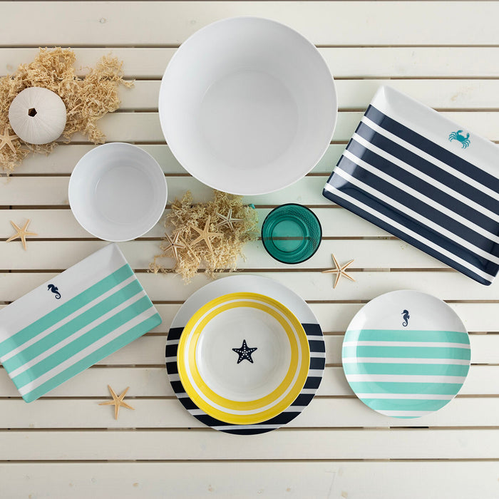 Platou Plat Quid Atlantic Multicolor Bioplastic 25 cm (12 Unități)