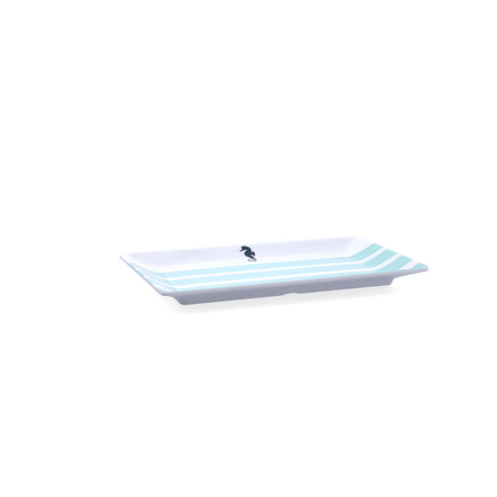 Tavă pentru gustari Quid Atlantic Multicolor Bioplastic 25 x 15 x 2 cm (12 Unități)