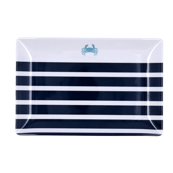 Tavă pentru gustari Quid Atlantic Multicolor Bioplastic 30 x 20 x 2 cm (12 Unități)