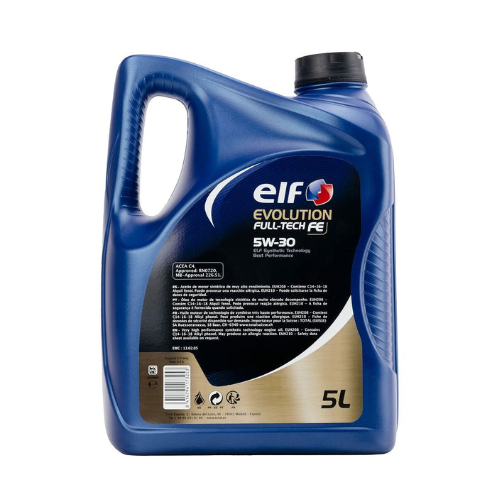 Ulei motor auto Elf Evolution Full-Tech 5W30 5 L