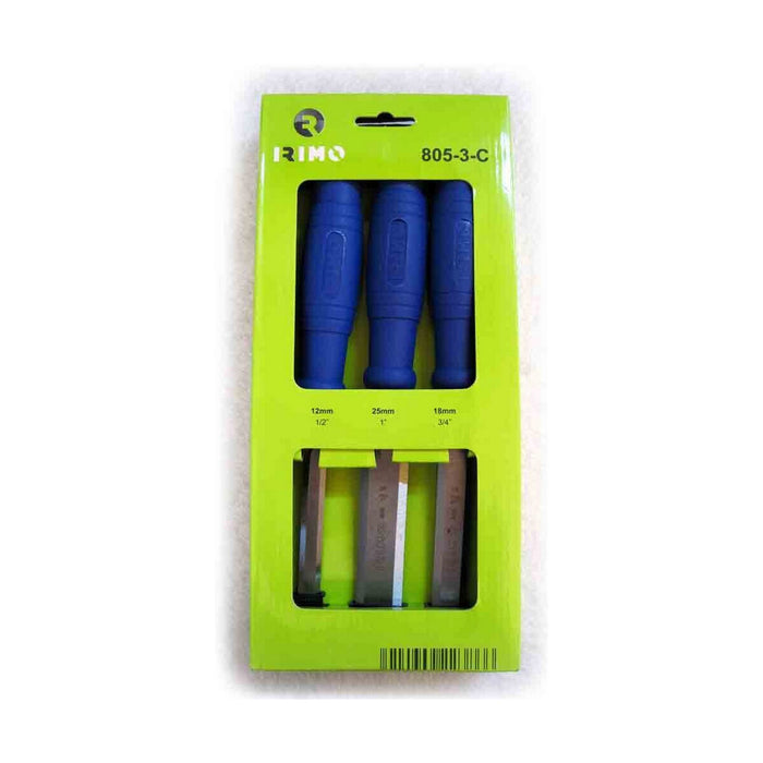 Chisel set Irimo 805-3-c 3 Piese 12 mm 18 mm 25 mm Oțel