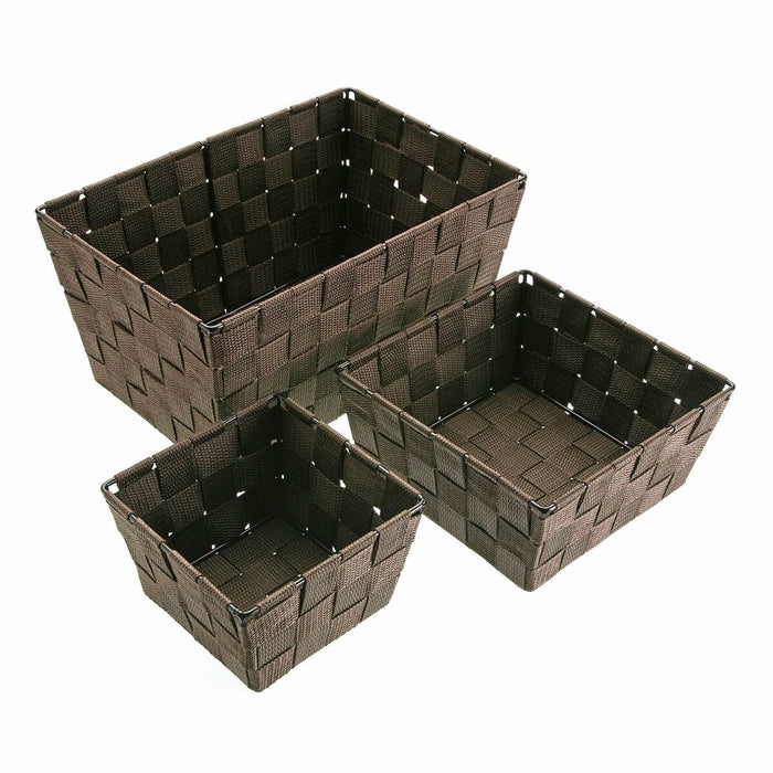 Coș Multifuncțional Versa Ciocolată 19 x 9 x 19 cm