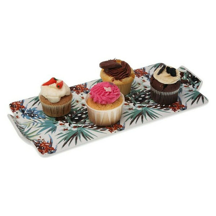 Tavă Versa Tropical Porțelan (16,3 x 2,5 x 36,5 cm)
