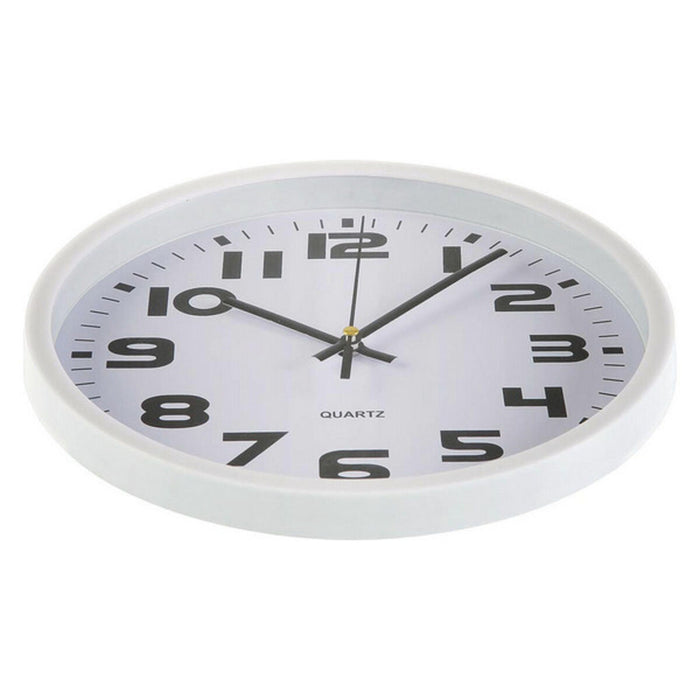 Ceas de Perete Versa Alb Plastic 3,8 x 25 x 25 cm