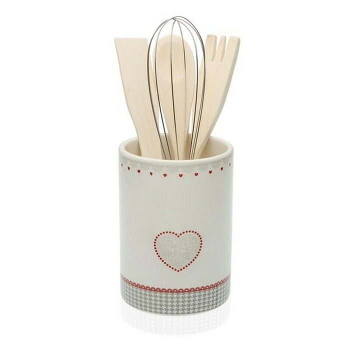 Suport pentru ustensile de bucătărie Versa Ceramică (10 x 15 x 10 cm)