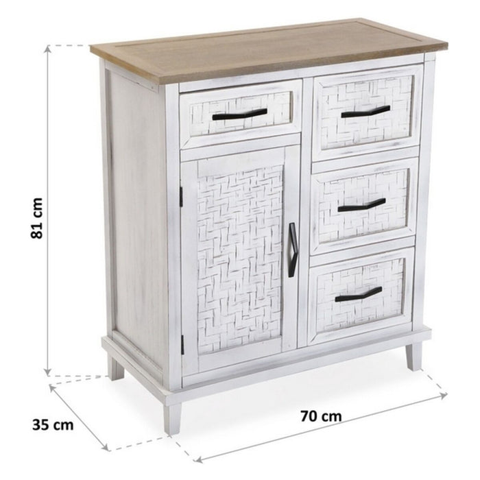 Comodă Versa Kanken Lemn MDF Lemn Bambus (35 x 80,5 x 70 cm)