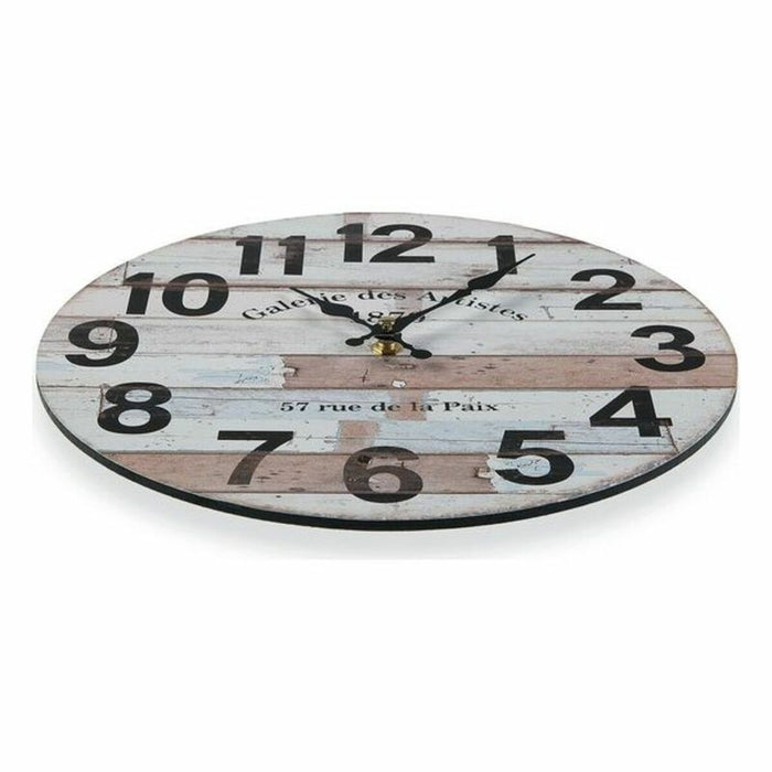 Ceas de Perete Versa Lemn (4 x 30 x 30 cm)