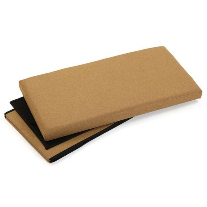 Cufăr de depozitare cu scaun Lung Demontabil Lin Lemn MDF (38 x 37,5 x 76,5 cm)