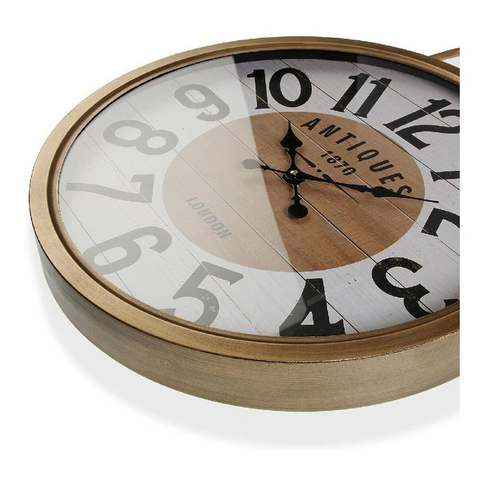 Ceas de Perete Versa Antiques Metal (6 x 60 x 48 cm)