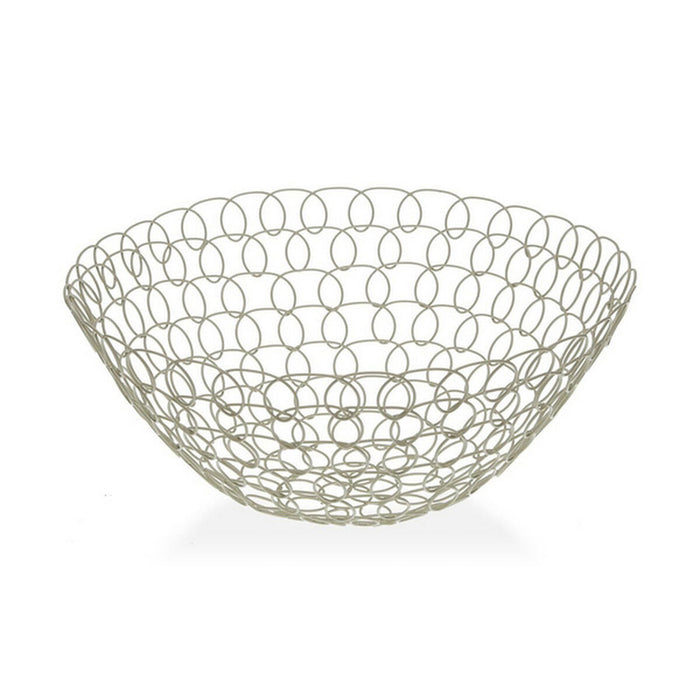 Fructieră Alb Metal (28 x 12 x 28 cm)