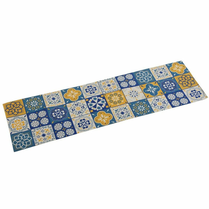 Șervet pentru Masă Versa Mozaic Galben Poliester (44,5 x 0,5 x 154 cm)