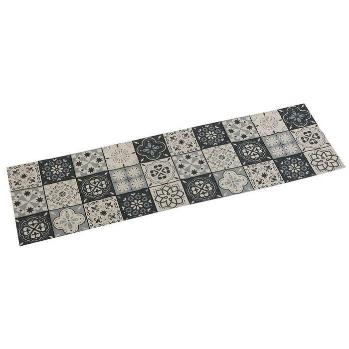 Șervet pentru Masă Versa Mozaic Gri Poliester (44,5 x 0,5 x 154 cm)
