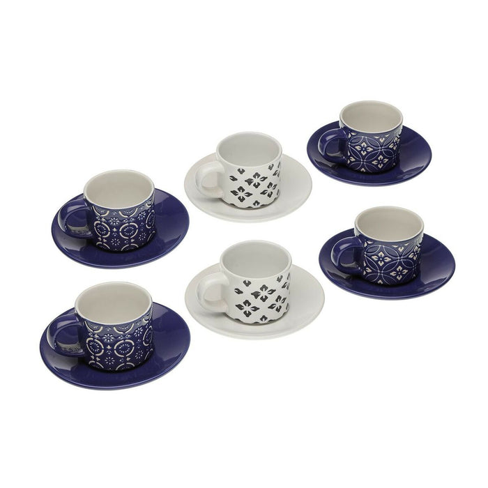 Set de Căni de Cafea Versa Regina Ceramică (6 Piese)