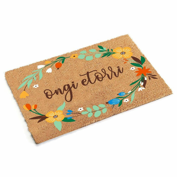 Preș Ongi Etorri Versa Flores Fibră de cocos Pop 40 x 2 x 60 cm