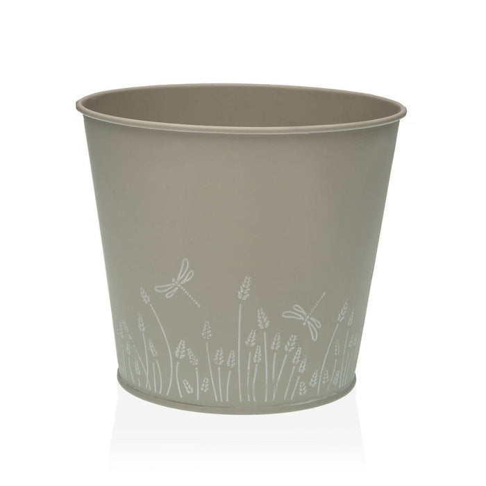 Ghiveci Versa Zink Gri Metal (16 cm)