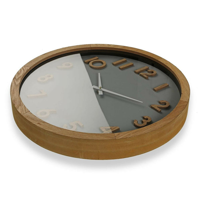 Ceas de Perete Versa 50 cm Lemn MDF Lemn MDF/Geam