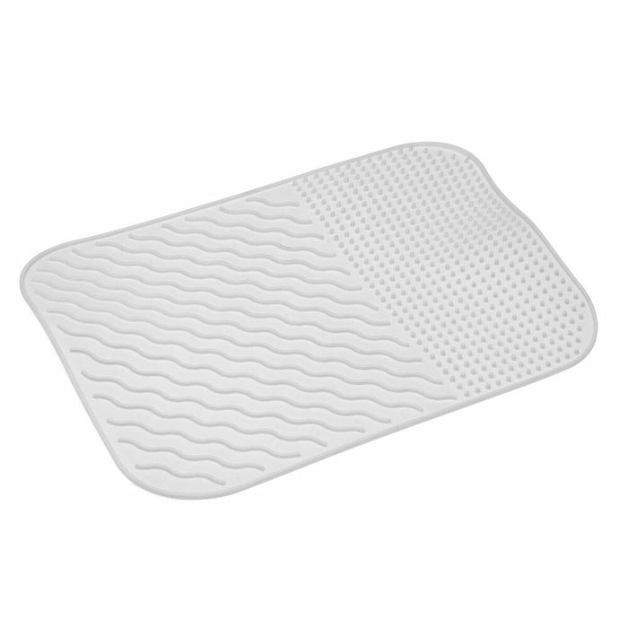 Scurgător de Vase pentru Chiuvetă Versa Alb Plastic (34 x 26,5 cm)