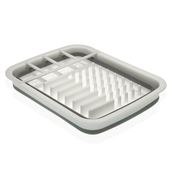 Scurgător de Vase pentru Chiuvetă Versa Alb Pliabil polipropilenă 29,3 x 11,5 x 37,8 cm