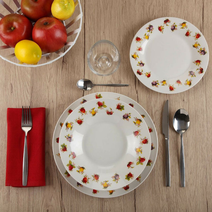 Veselă Versa Fructe Porțelan 18 Piese