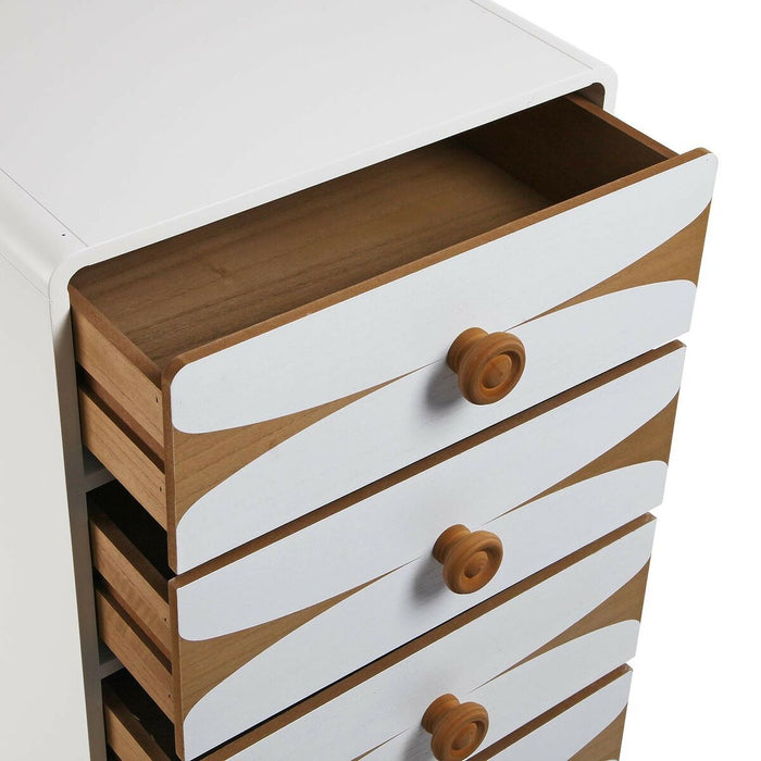 Dulap cu Sertare Versa Bambus Pin Lemn MDF 38 x 85 x 48 cm