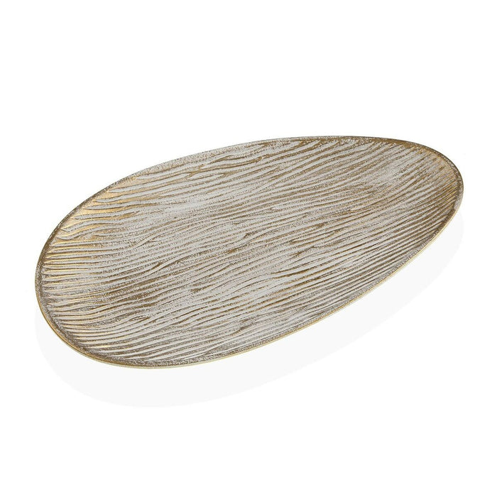Decorațiune pentru Centrul Mesei Versa Oval Lemn MDF 9 x 39 x 9 cm