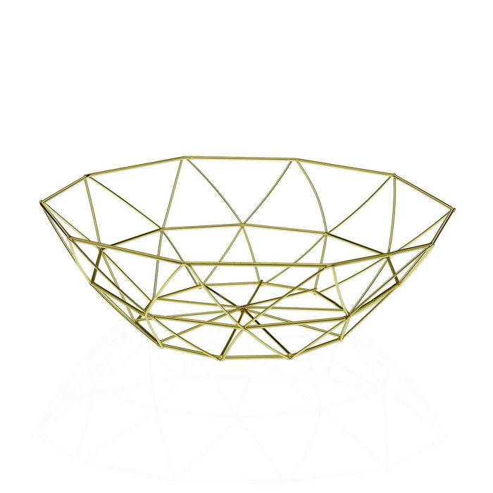 Fructieră Versa Arco Auriu* Oțel (27 x 8 x 27 cm)