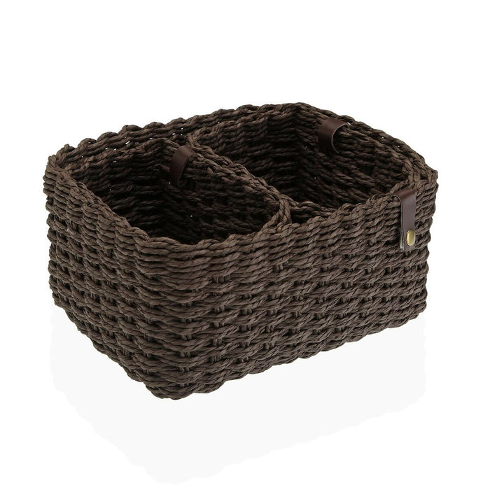 Set de Coșuri Versa Maro Hârtie 19 x 12 x 26 cm