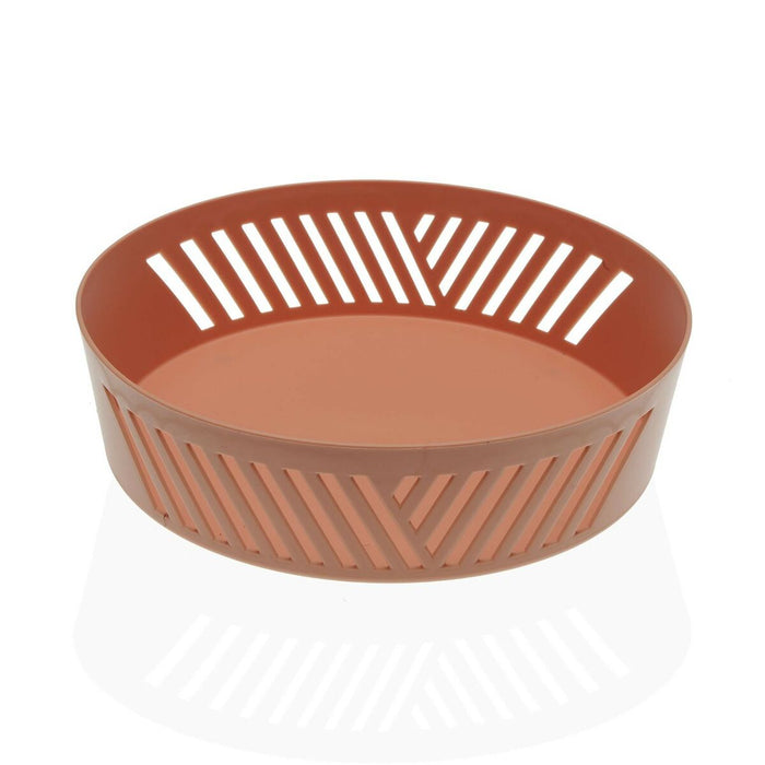 Fructieră Versa Teracotă polipropilenă (24,5 x 6,5 x 24,5 cm)