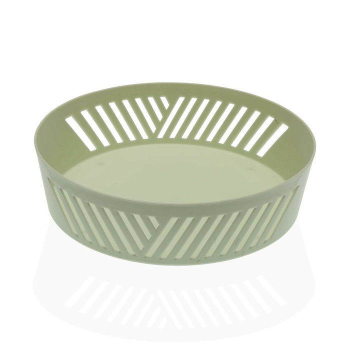 Fructieră Versa Verde polipropilenă (24,5 x 6,5 x 24,5 cm)