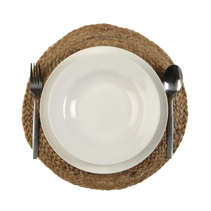 Suport Protecție pentru Masă Versa Bej 35 x 1 x 35 cm Iută