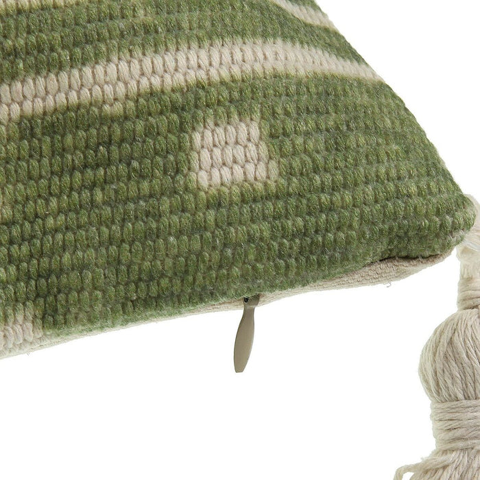 Pernă Versa Verde Ciucuri 10 x 45 x 45 cm