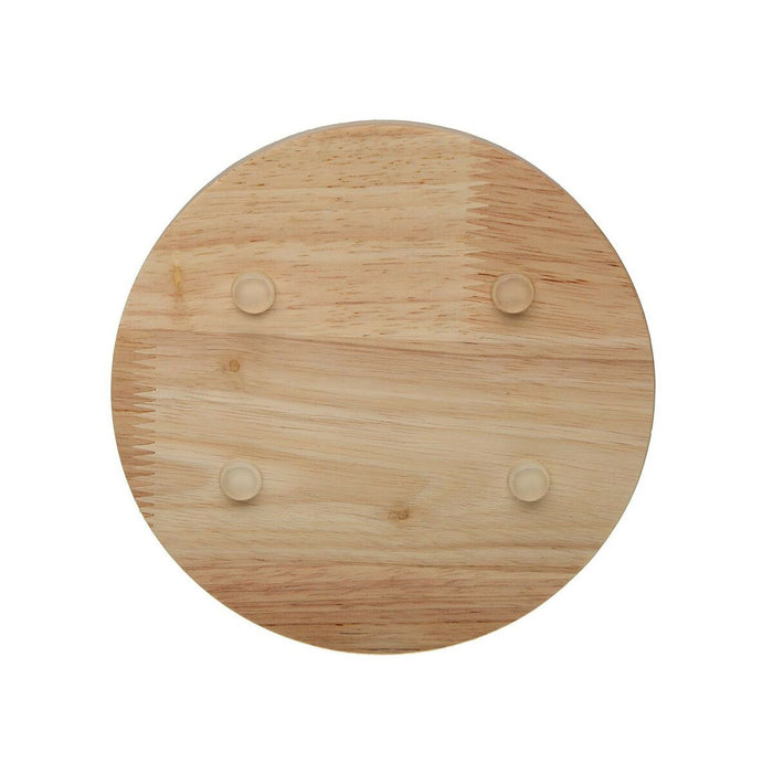 Suport pentru hârtie de bucătărie Versa Verde Lemn Lemn de cauciuc Oțel Fier 15 x 33 x 15 cm