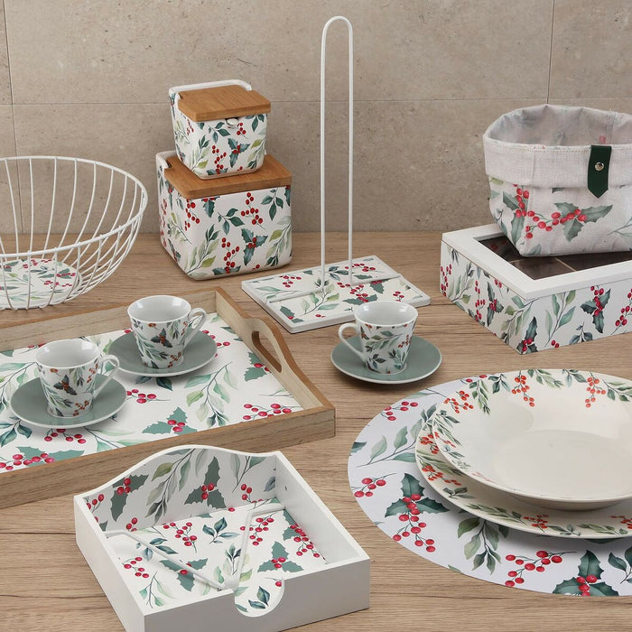 Solniță cu capac Versa Acebo Ceramică Dolomite 12,2 x 11,5 x 12,2 cm