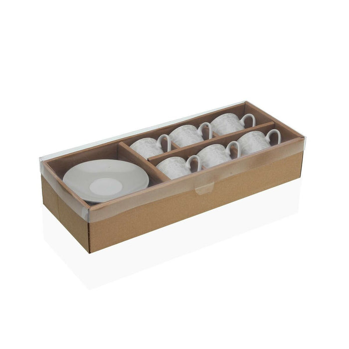 Set de 6 Căni de Cafea Versa Damasco Porțelan
