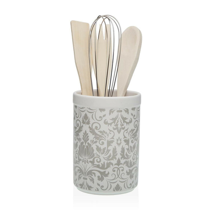 Suport pentru ustensile de bucătărie Versa Damasco Ceramică 10 x 15 x 10 cm
