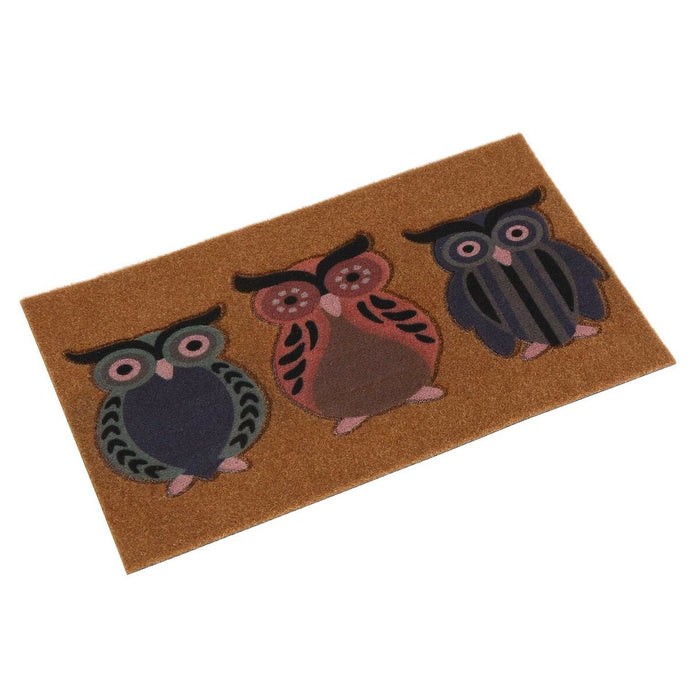 Preș Versa Bufnițe Fibră de cocos 40 x 2 x 70 cm