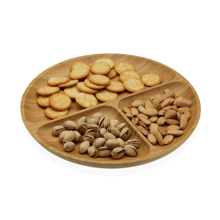 Tavă pentru gustari Versa Bambus 25 x 2 x 25 cm