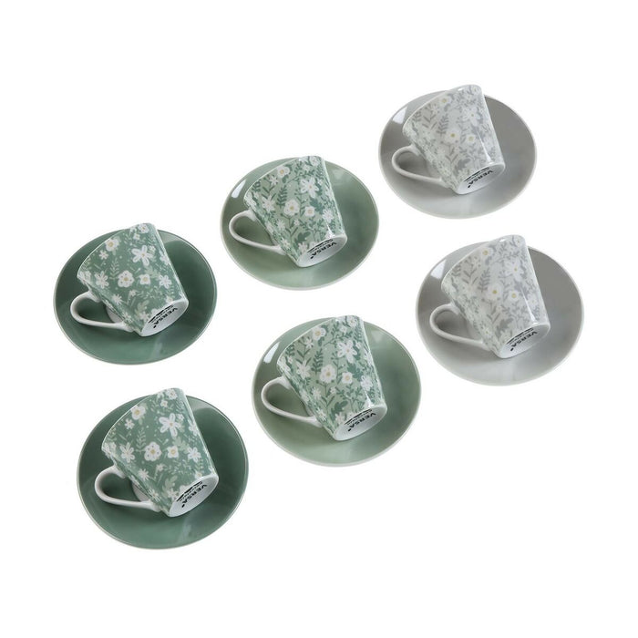 Set de 6 Căni de Cafea Versa Margareta Porțelan