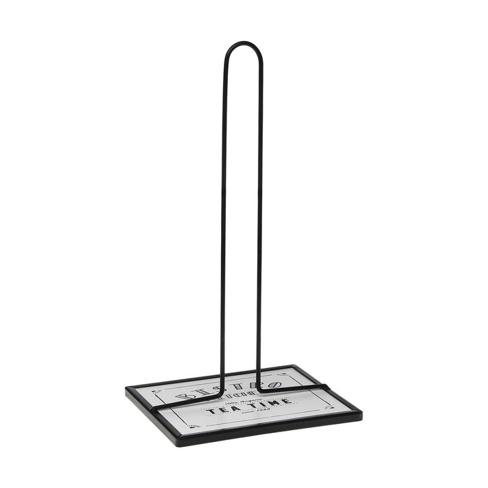 Suport pentru hârtie de bucătărie Versa Bistro Metal Oțel Lemn MDF 16,5 x 31 x 13 cm
