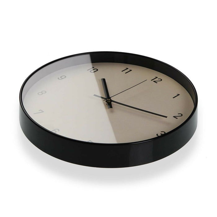 Ceas de Perete Versa Bej Geam Plastic 4 x 30 x 30 cm