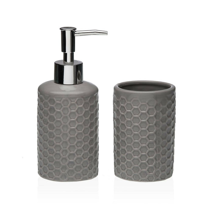 Set de Baie Versa Gri Dolomite 6,8 x 17 x 6,8 cm