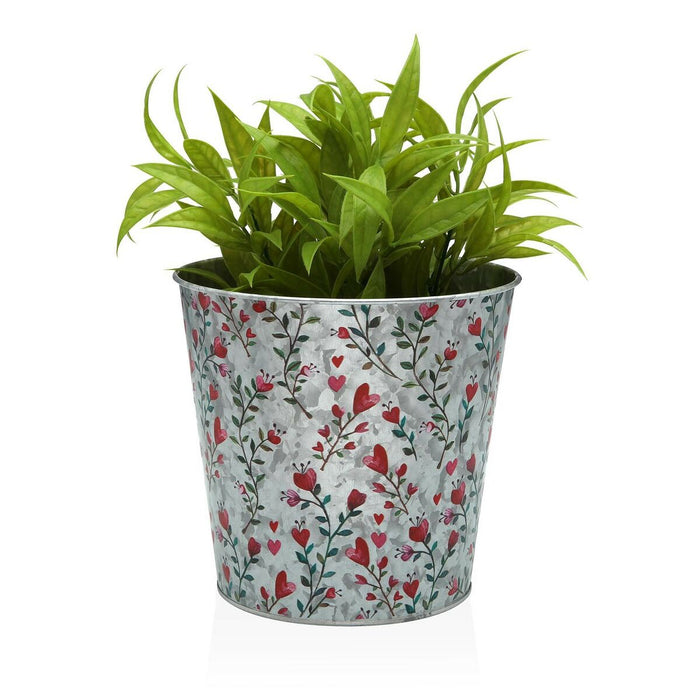 Ghiveci Versa Inimi Metal Minimalist 18 x 17 x 18 cm