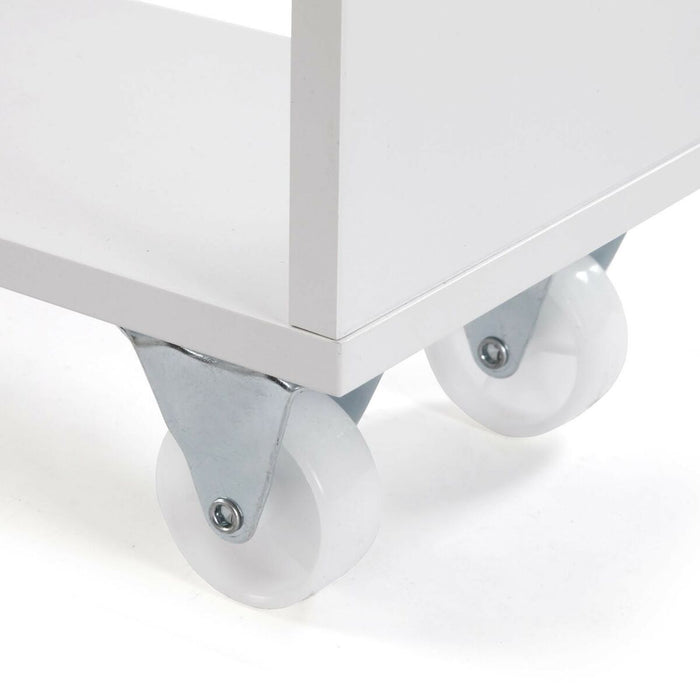 Coș de Bucătărie Versa Alb Metal Lemn MDF 15 x 79 x 50 cm