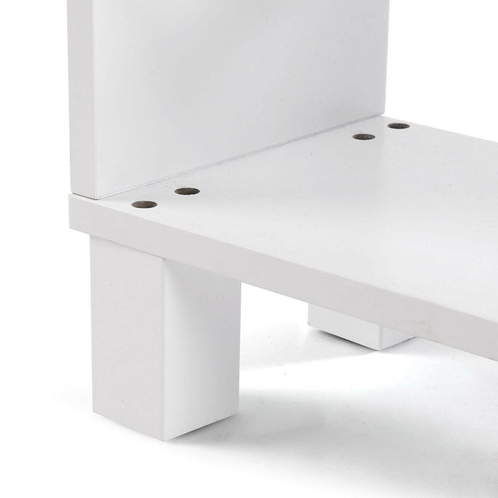 Coș de Bucătărie Versa Alb Metal Lemn MDF 15 x 79 x 50 cm