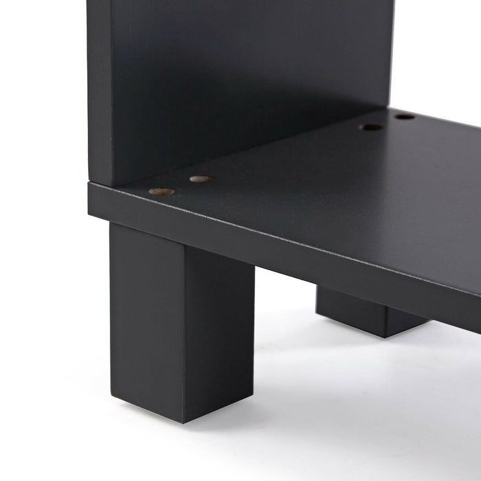 Coș de Bucătărie Versa Gri închis Metal Lemn MDF 15 x 79 x 50 cm
