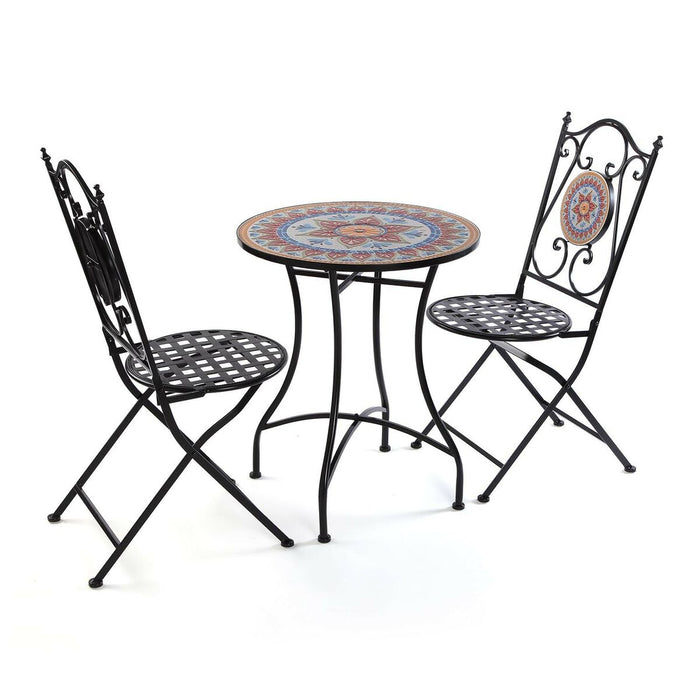Set de Masă cu 2 Scaune Versa Borneo 60 x 71 x 60 cm