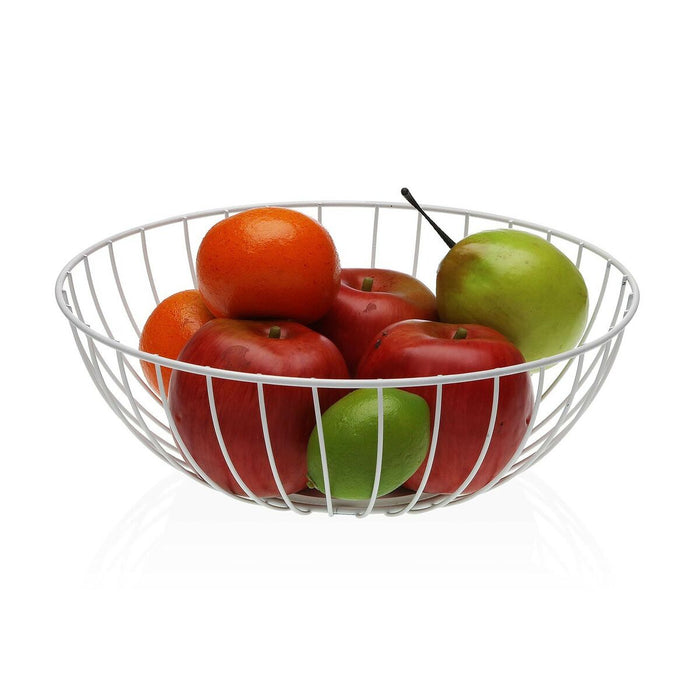 Fructieră Versa Pești Metal Oțel Lemn MDF 28 x 10 x 28 cm