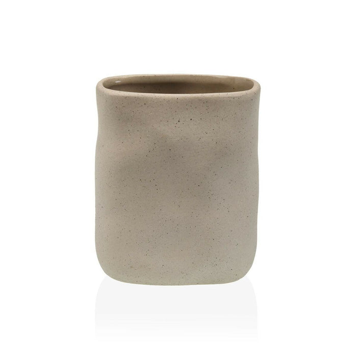 Suport pentru periuțe de dinți Versa Bej Ceramică 4,5 x 10 x 7,5 cm