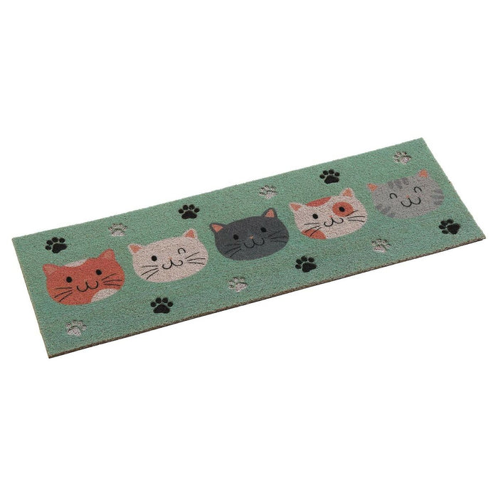 Preș Versa Pisici termoplastic Fibră de cocos 25 x 5 x 75 cm