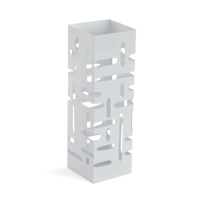 Suport pentru umbrele Versa Alb Metal Fier 15,5 x 49 x 15,5 cm